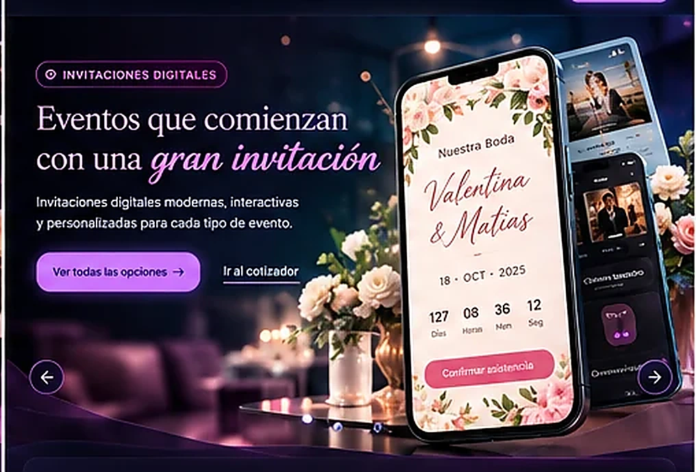 Diseño a medida — Invitaciones digitales