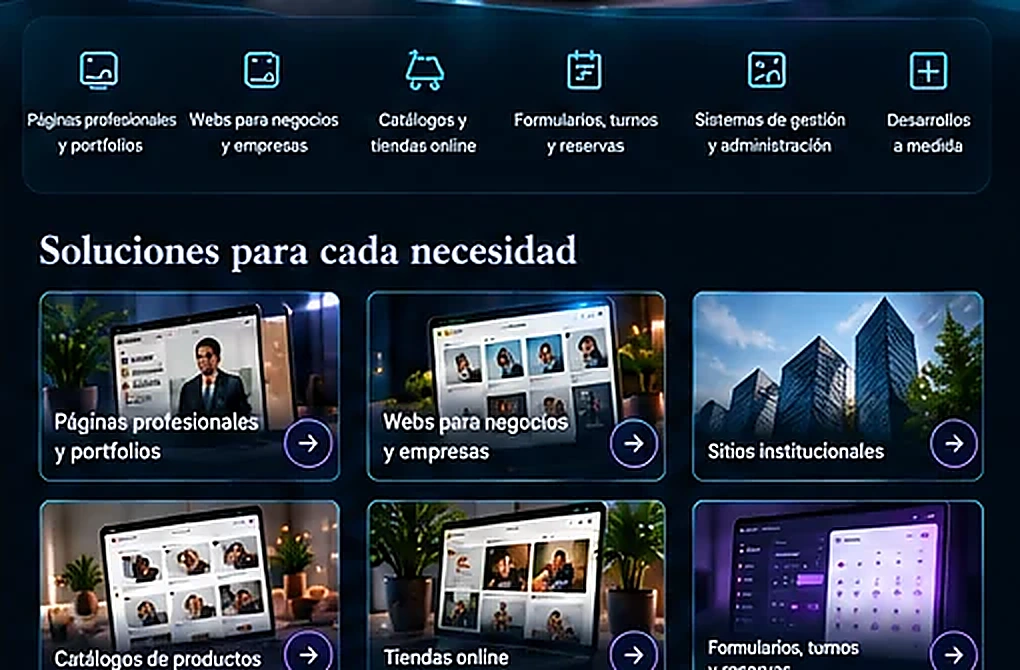 Catálogos y tiendas — Trabajos web y soluciones digitales